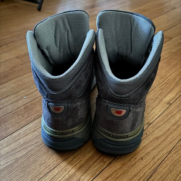 NEW BALANCE - MADE IN USA - 990V4 High Top - Gray - Size 11 - Picture 8 of 12